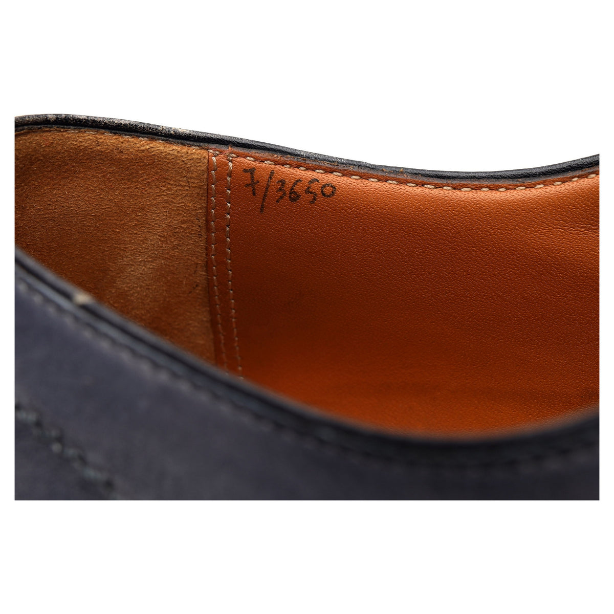 &#39;Alessio&#39; Blue Leather Wholecut Oxford UK 7