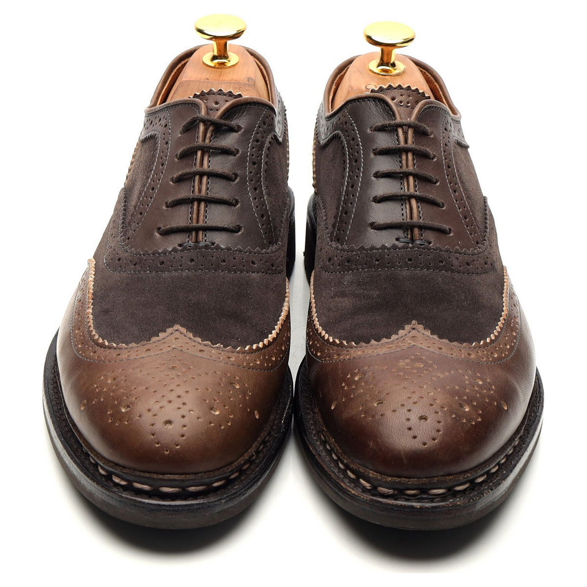 Women&#39;s &#39;Pearl&#39; Brown Leather Oxford Brogues UK 5.5