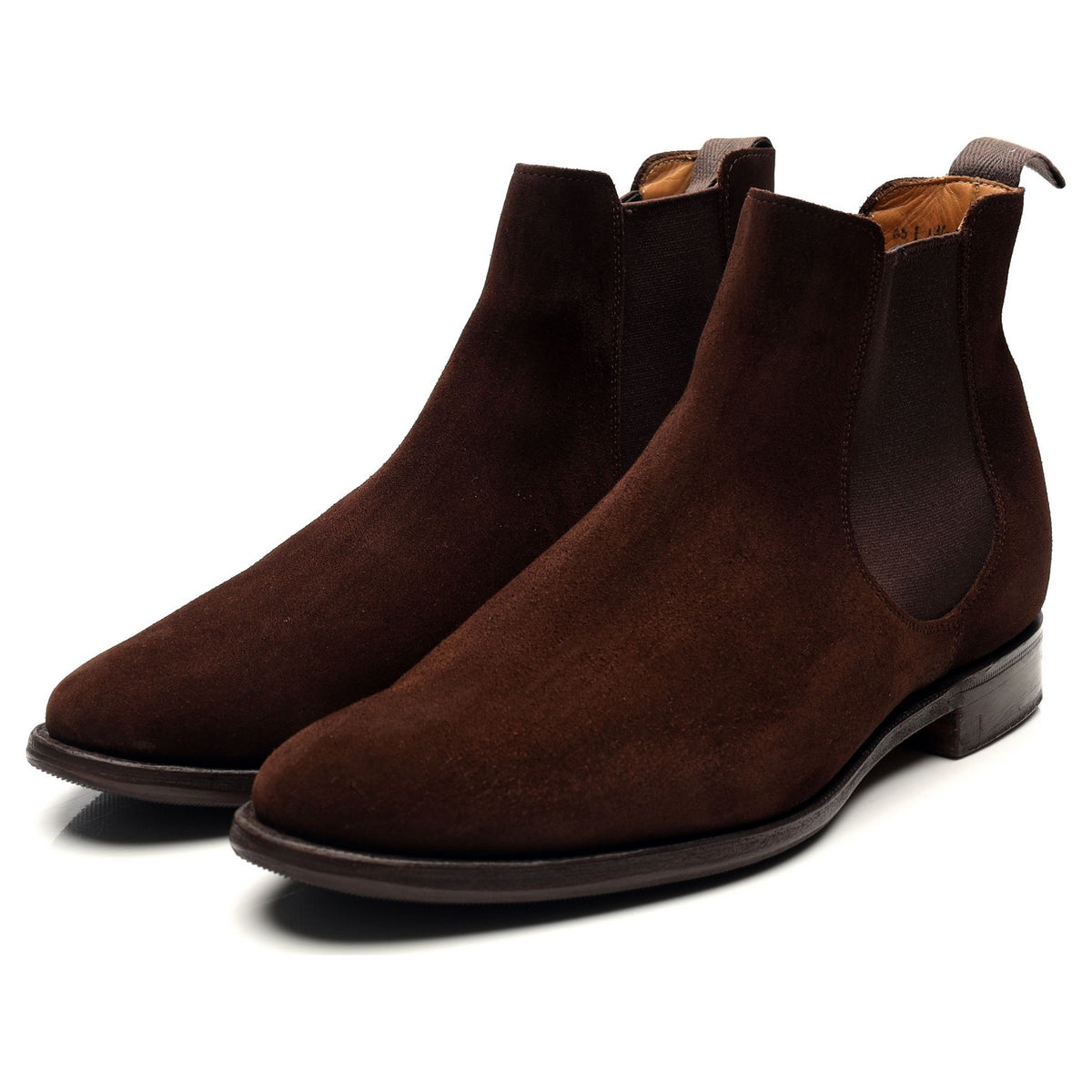 &#39;Houston&#39; Dark Brown Suede Chelsea Boots UK 6.5 F