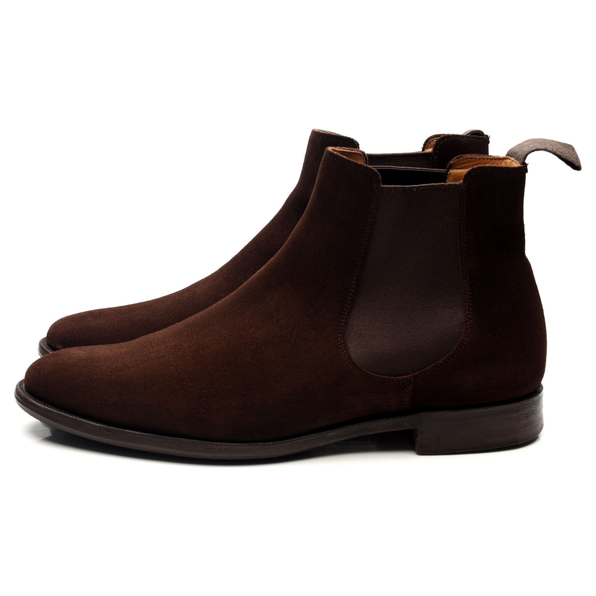 &#39;Houston&#39; Dark Brown Suede Chelsea Boots UK 6.5 F