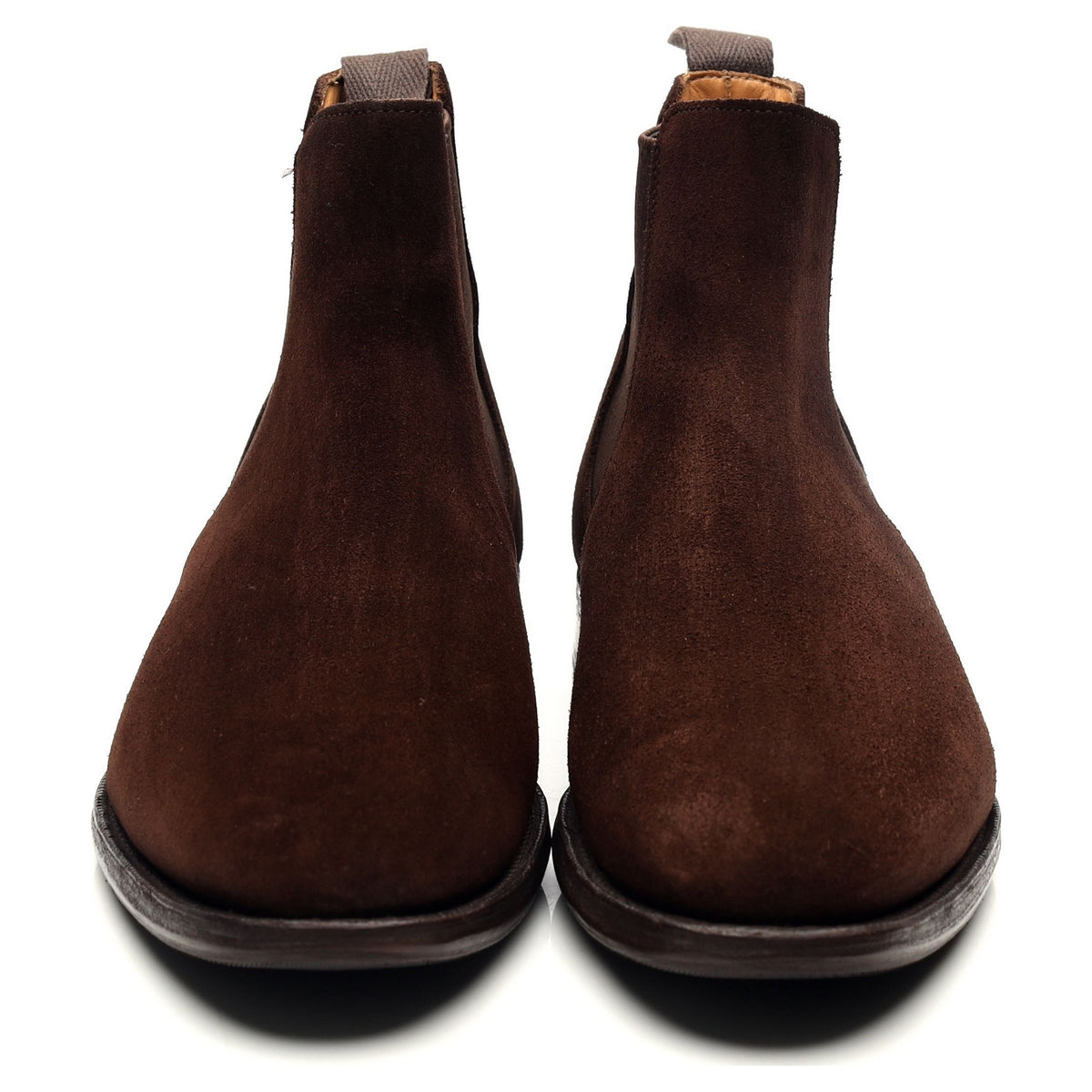 &#39;Houston&#39; Dark Brown Suede Chelsea Boots UK 6.5 F