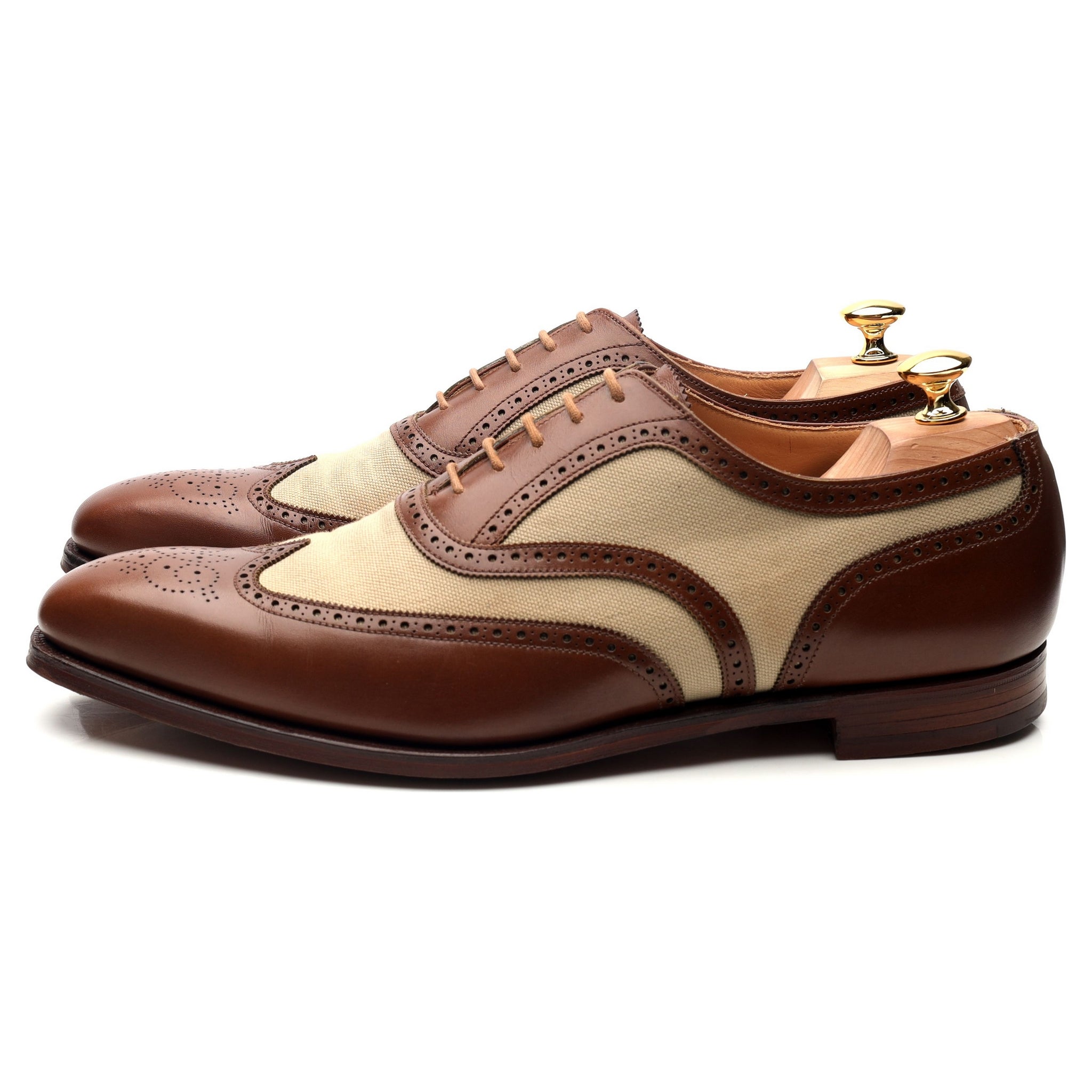 Crockett＆Jones　 WEXFORD SIZE UK 8E　BROWN The Wexford Blucher in Dark Brown - The Ben Silver Collection