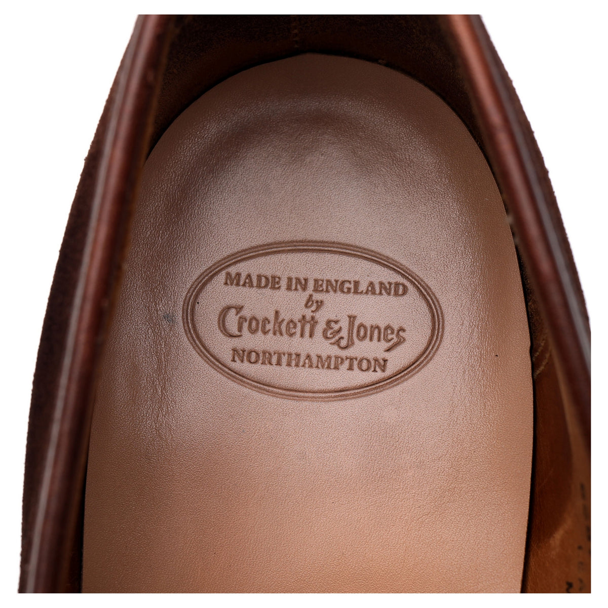 'Hertford' Dark Brown Suede Loafers UK 7.5 E