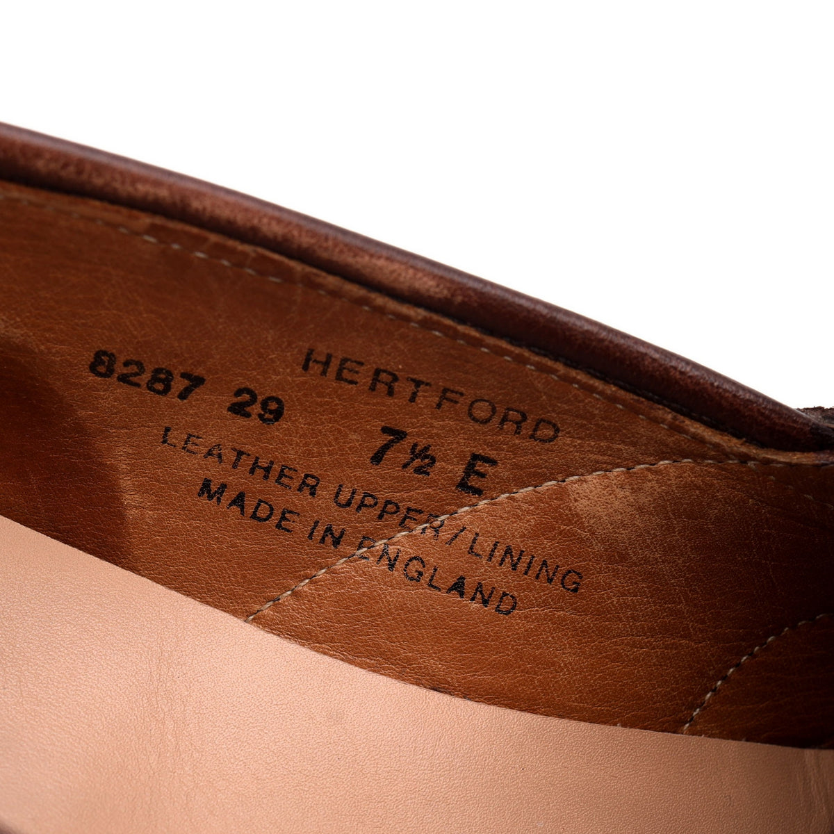 'Hertford' Dark Brown Suede Loafers UK 7.5 E