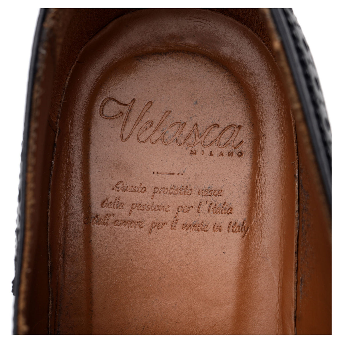 'Magnan' Black Leather Fringed Monk Strap Brogues UK 9.5 EU 43.5