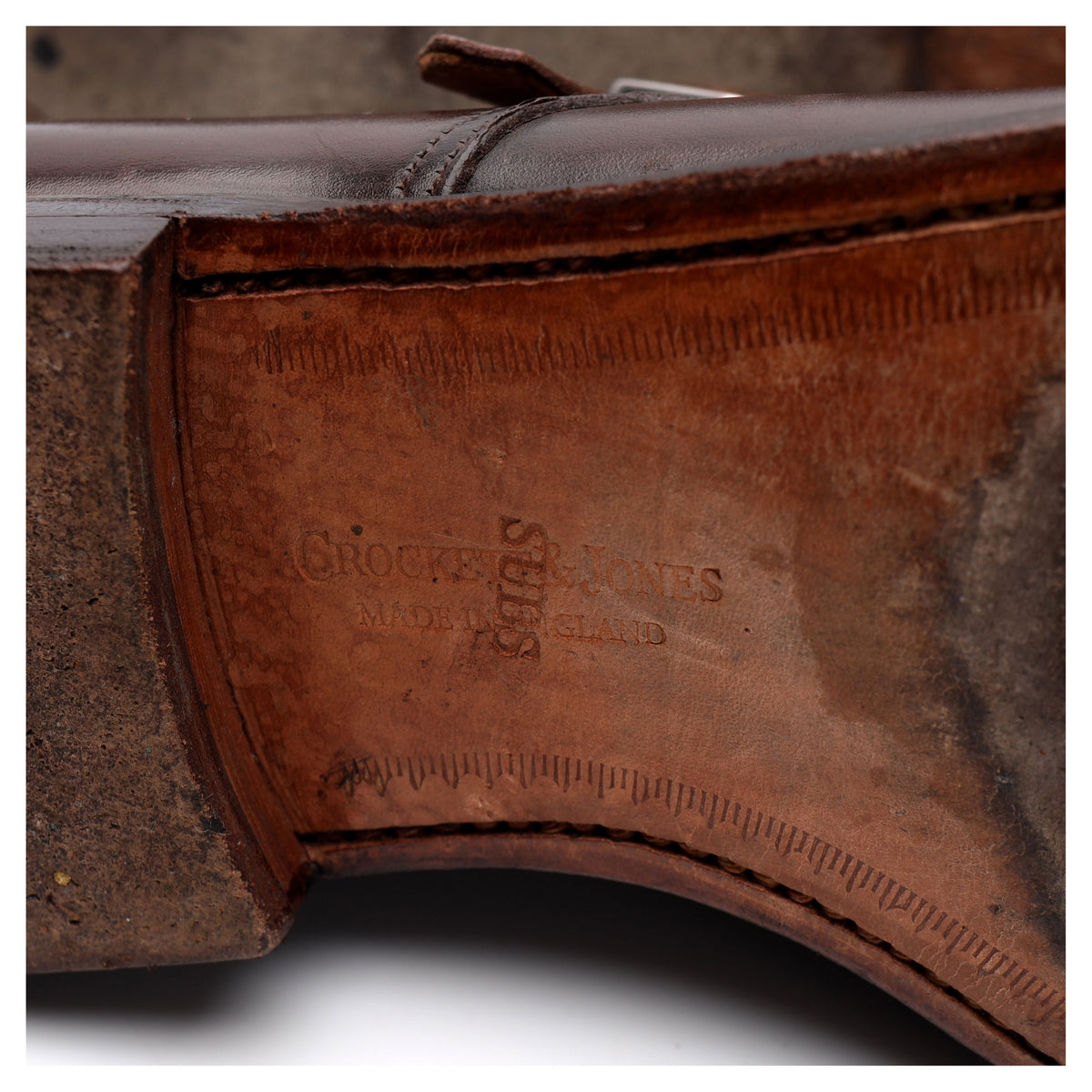 'Lowndes' Dark Brown Leather Double Monk Strap UK 7 E