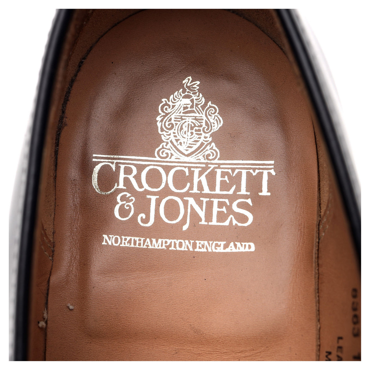 'Boston' Black Leather Loafers UK 6 G