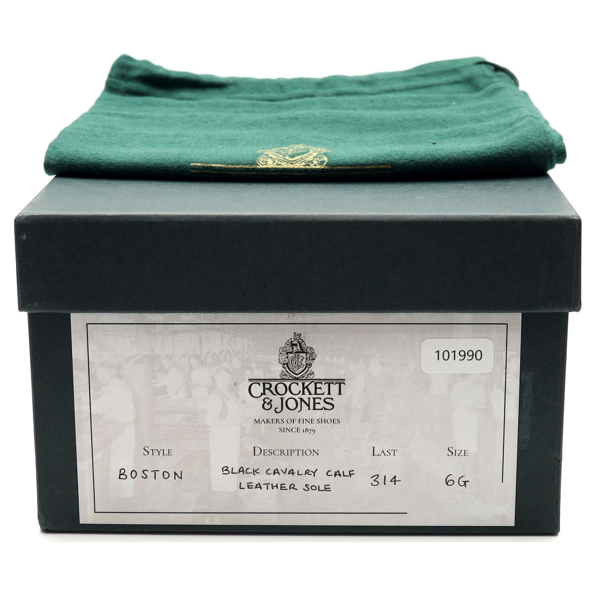 'Boston' Black Leather Loafers UK 6 G