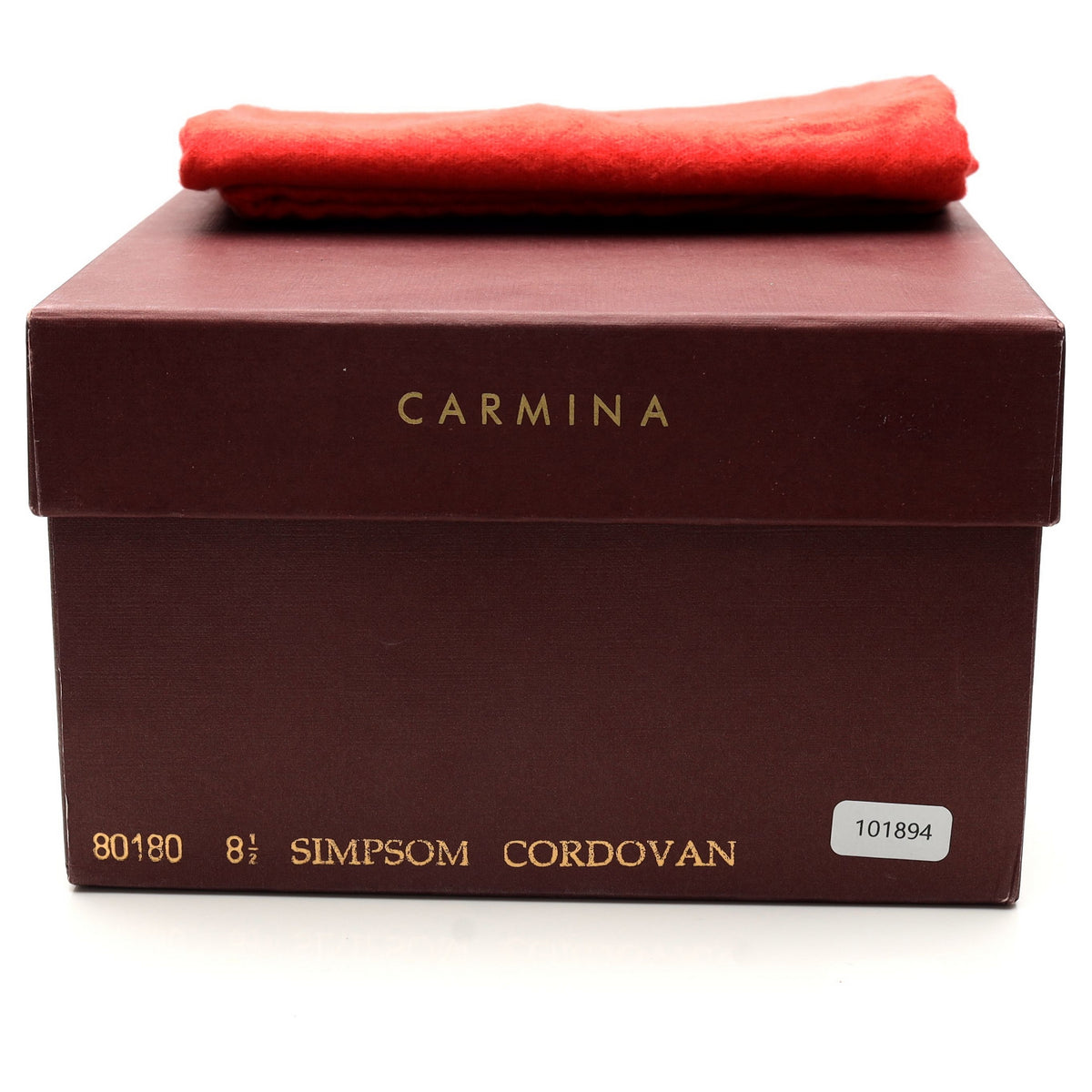 '80180' Red Cordovan Leather Split Toe Monk Strap UK 8.5 EE