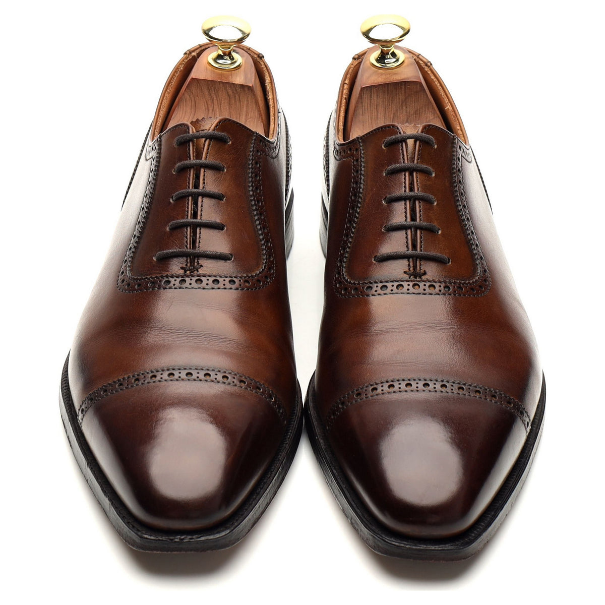 'Westbourne' Dark Brown Leather Oxford UK 7 E