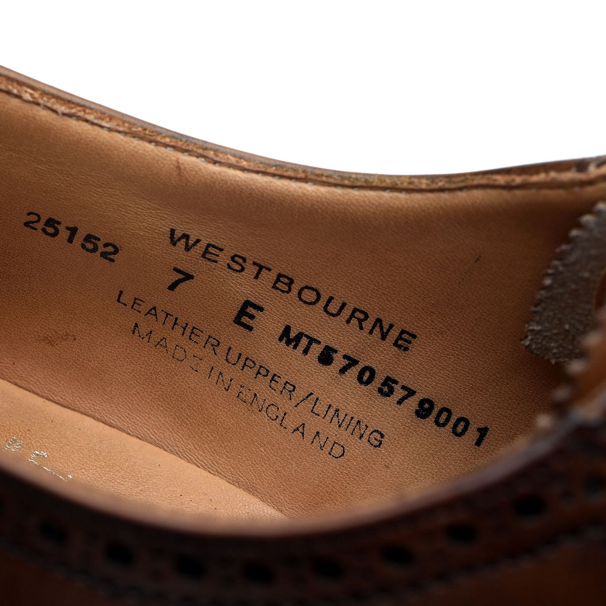 'Westbourne' Dark Brown Leather Oxford UK 7 E