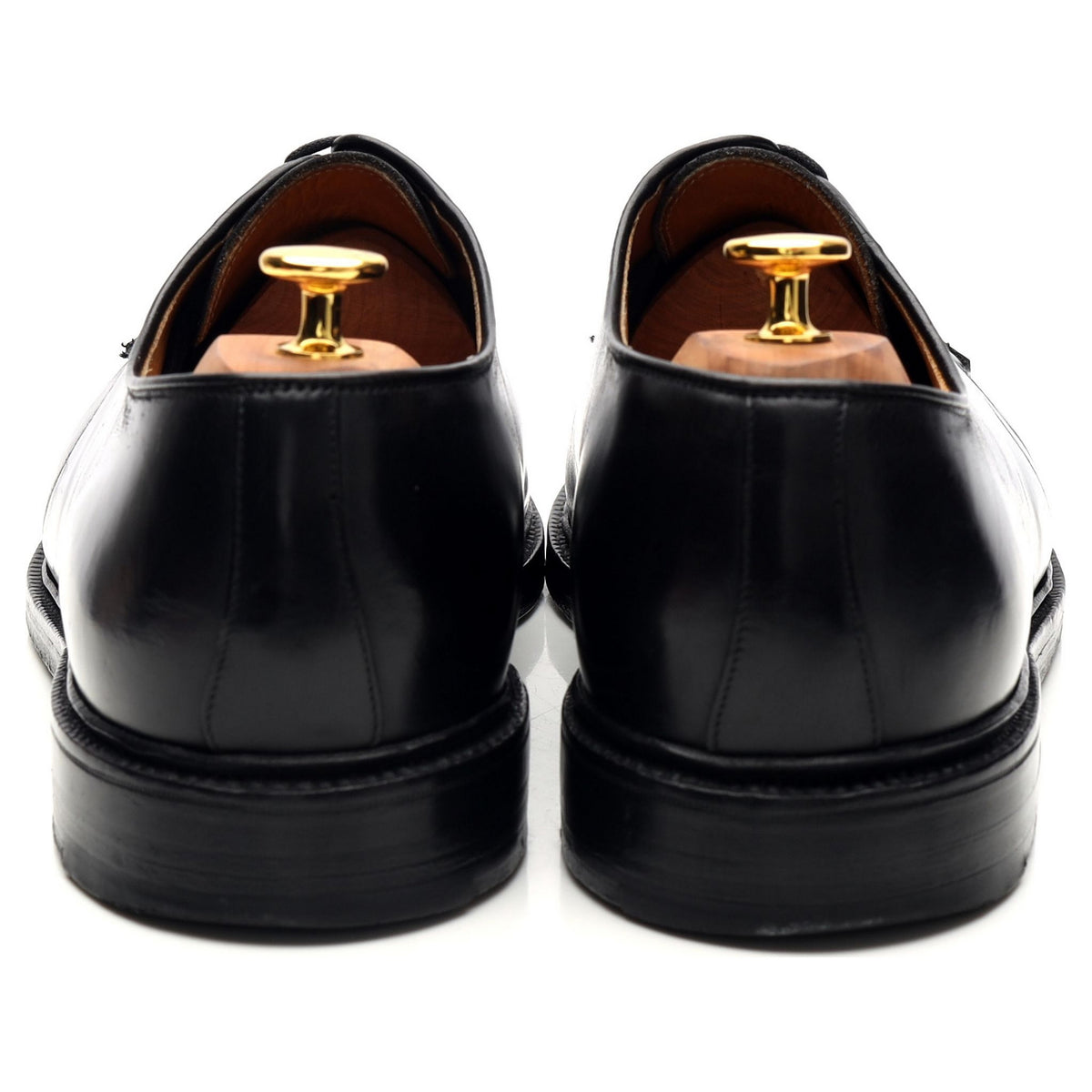 'Carlisle' Black Leather Derby UK 13 E