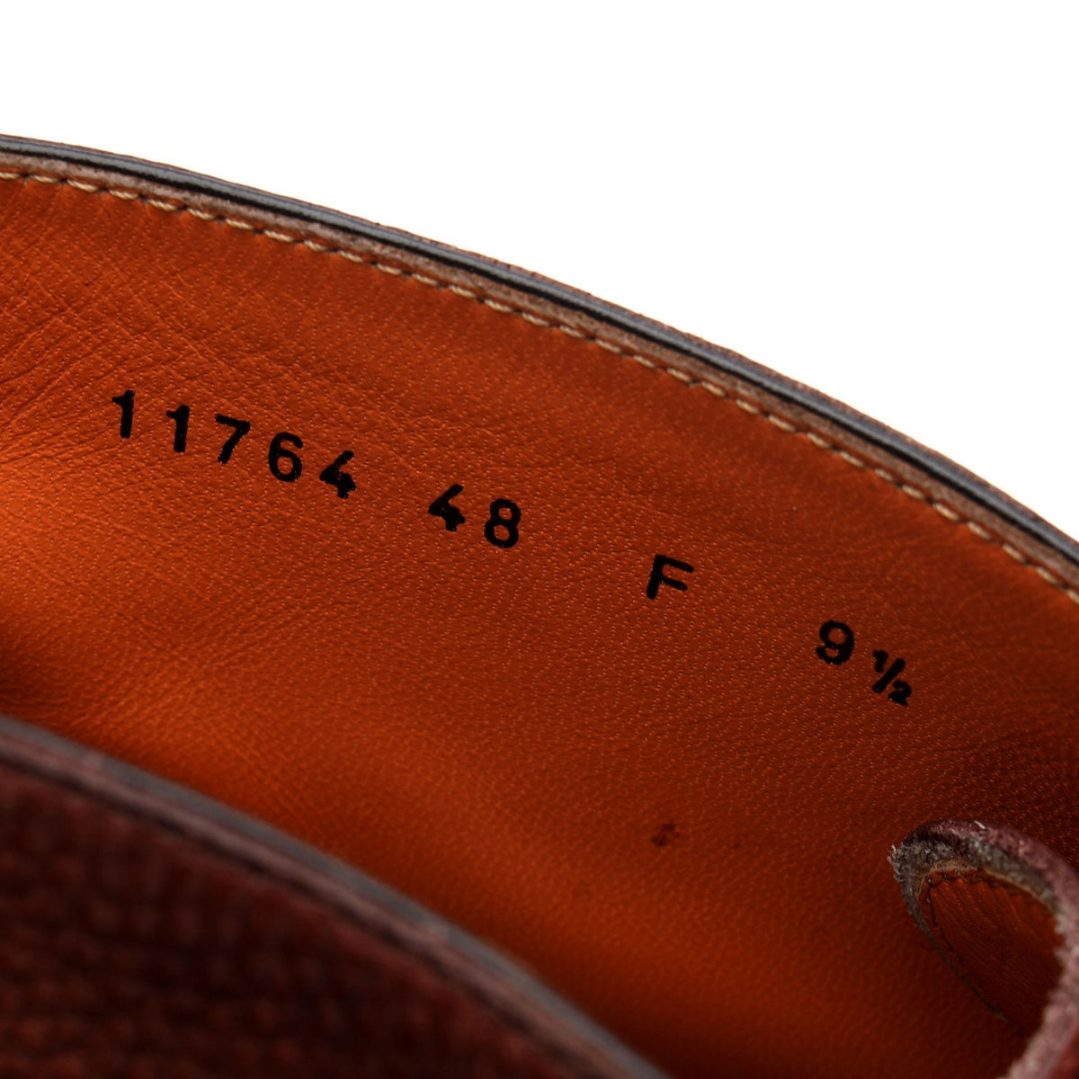 Brown Grain Leather Chukka Boots UK 9.5 F