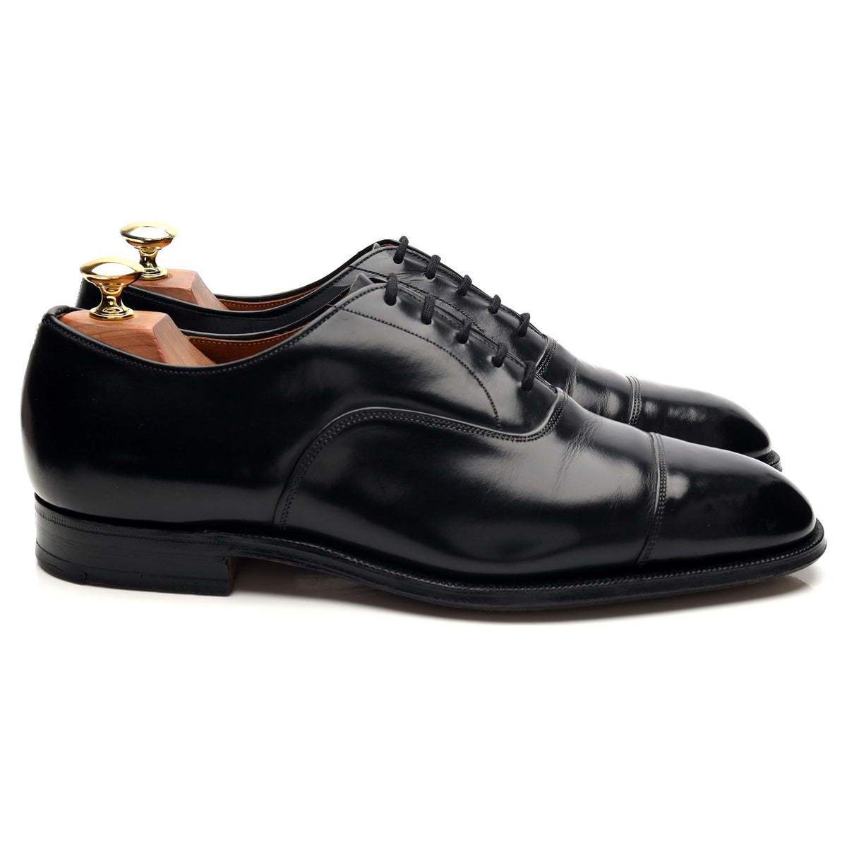 'Balmoral' Black Leather Oxford UK 8 G