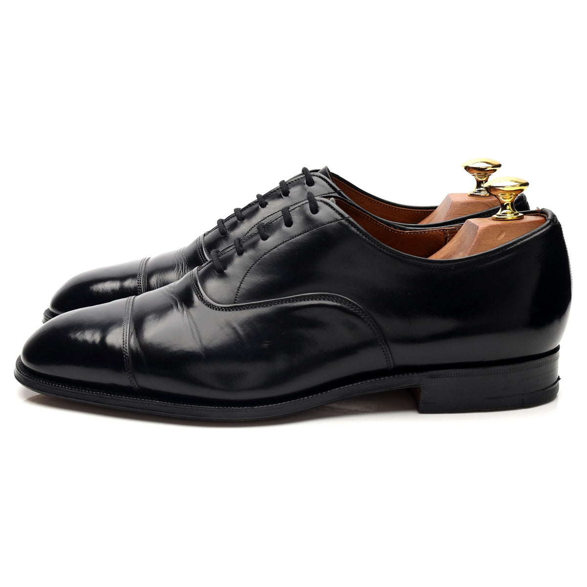 'Balmoral' Black Leather Oxford UK 8 G