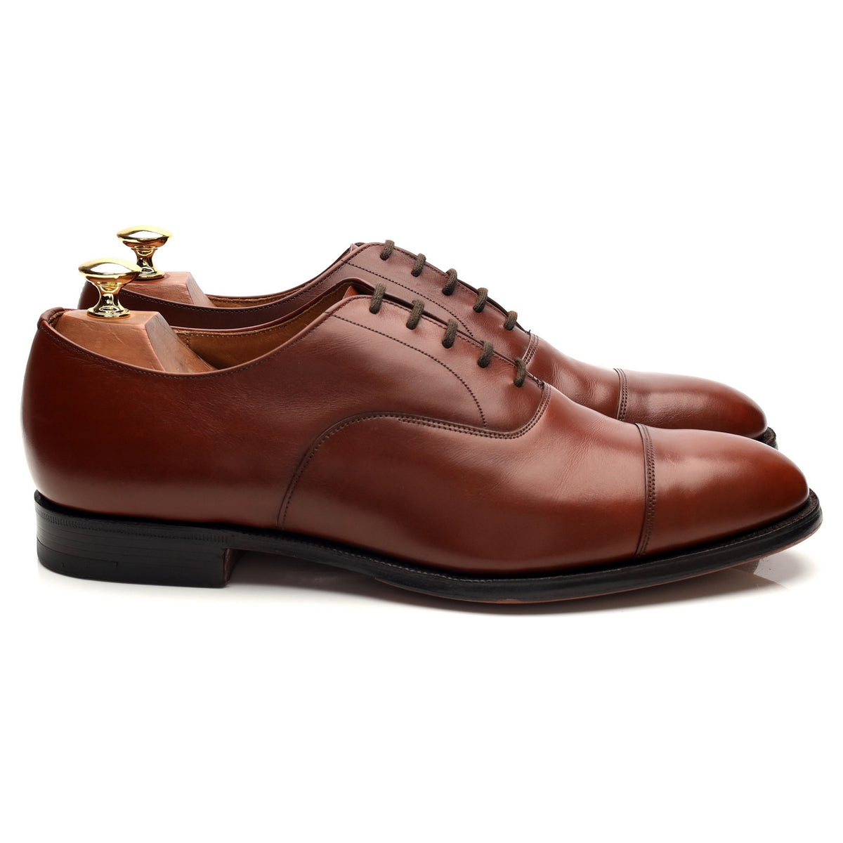 'Consul' Tan Brown Leather Oxford UK 9 F