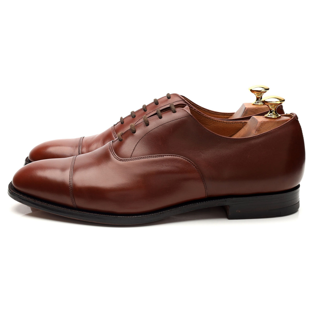 'Consul' Tan Brown Leather Oxford UK 9 F