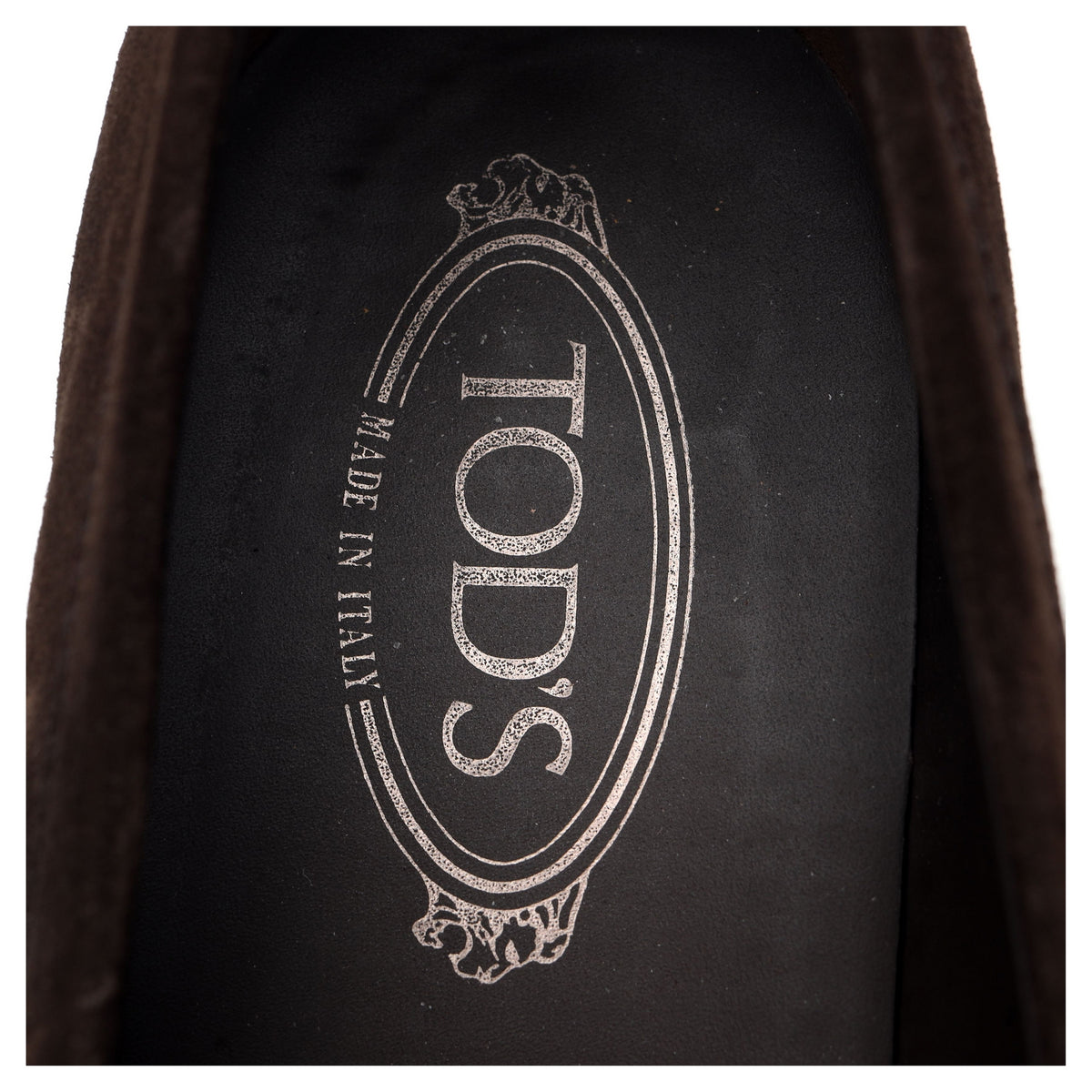 Dark Brown Suede Loafers UK 10