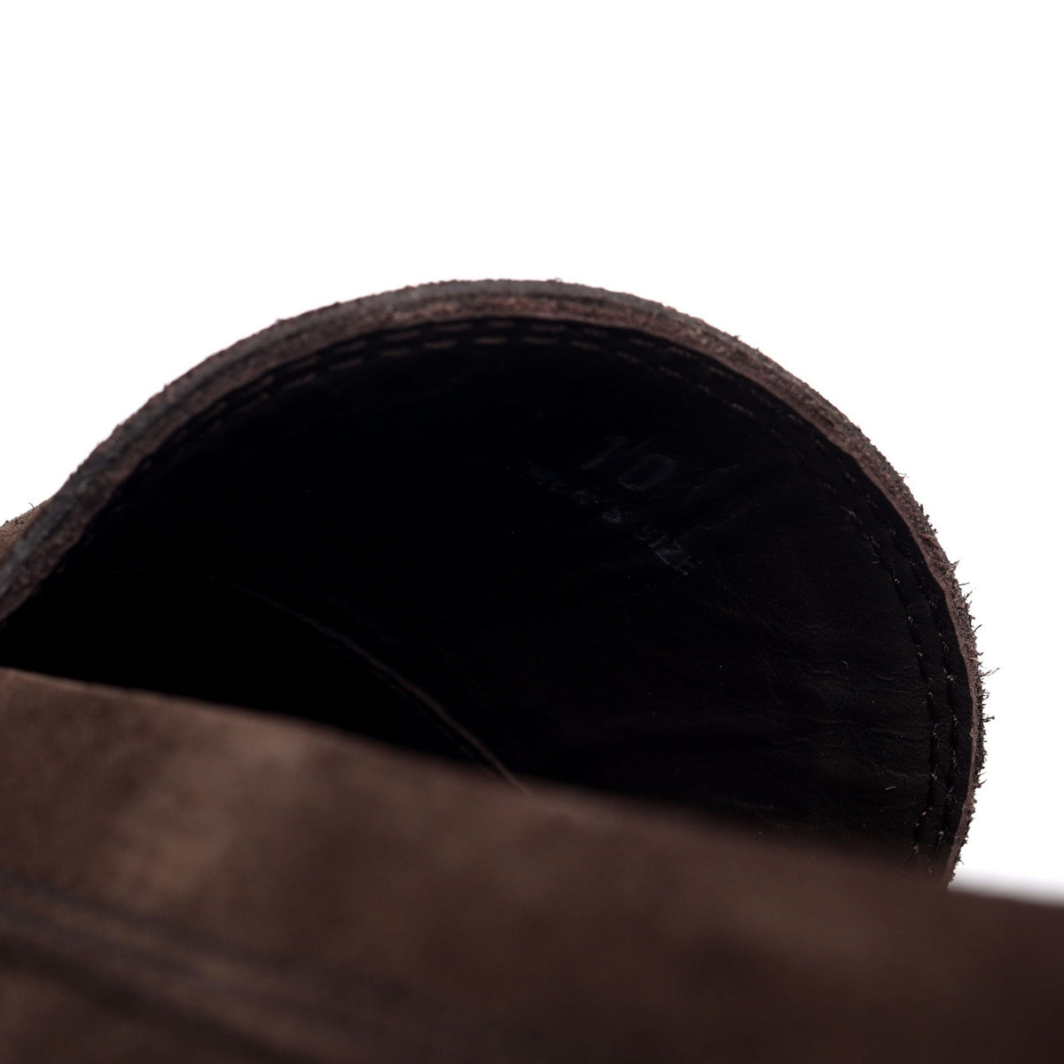 Dark Brown Suede Loafers UK 10