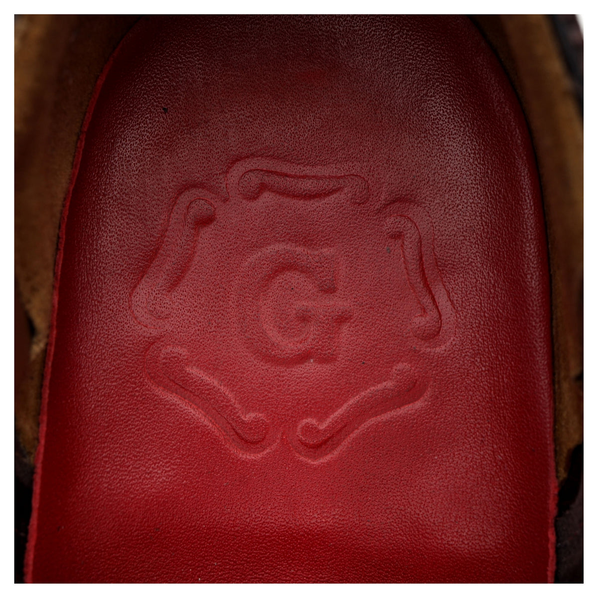 'Dylan' Dark Brown Leather Oxford Brogues UK 9 F