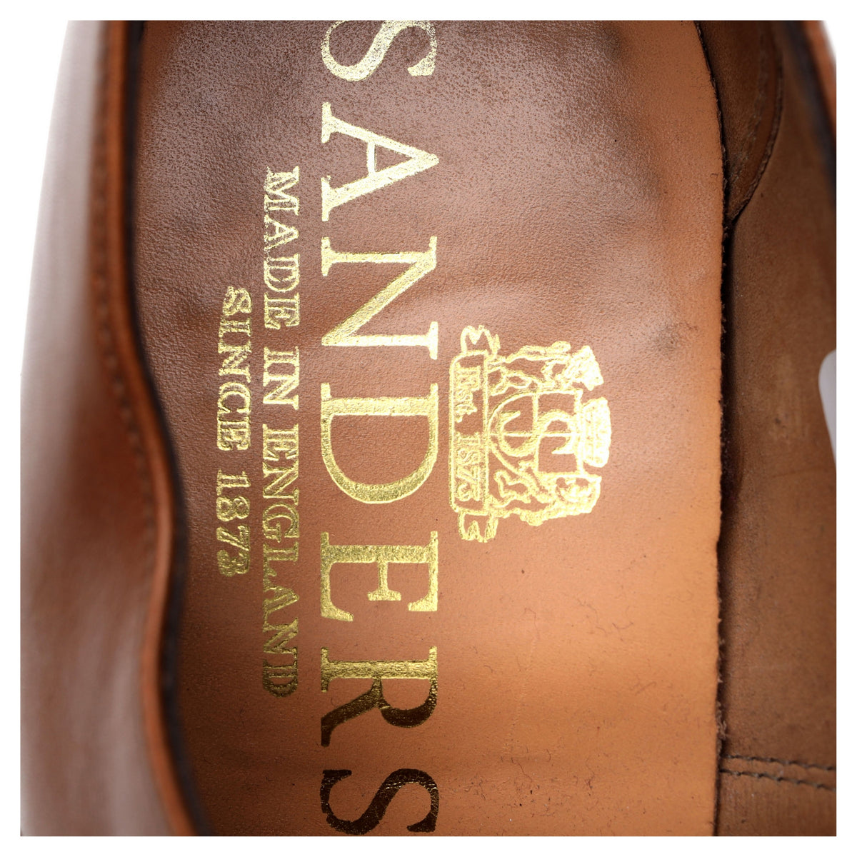 '8469T' Tan Brown Leather Oxford UK 7 F