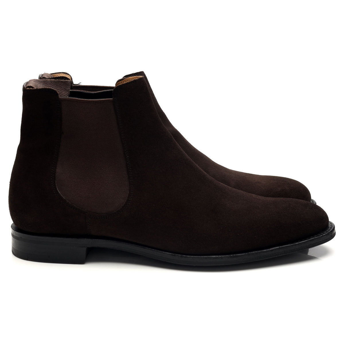 'Houston 2' Dark Brown Suede Chelsea Boots UK 6.5 G