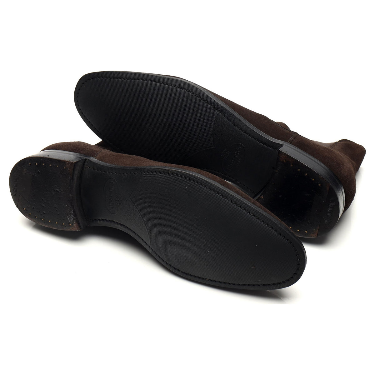 'Houston 2' Dark Brown Suede Chelsea Boots UK 6.5 G