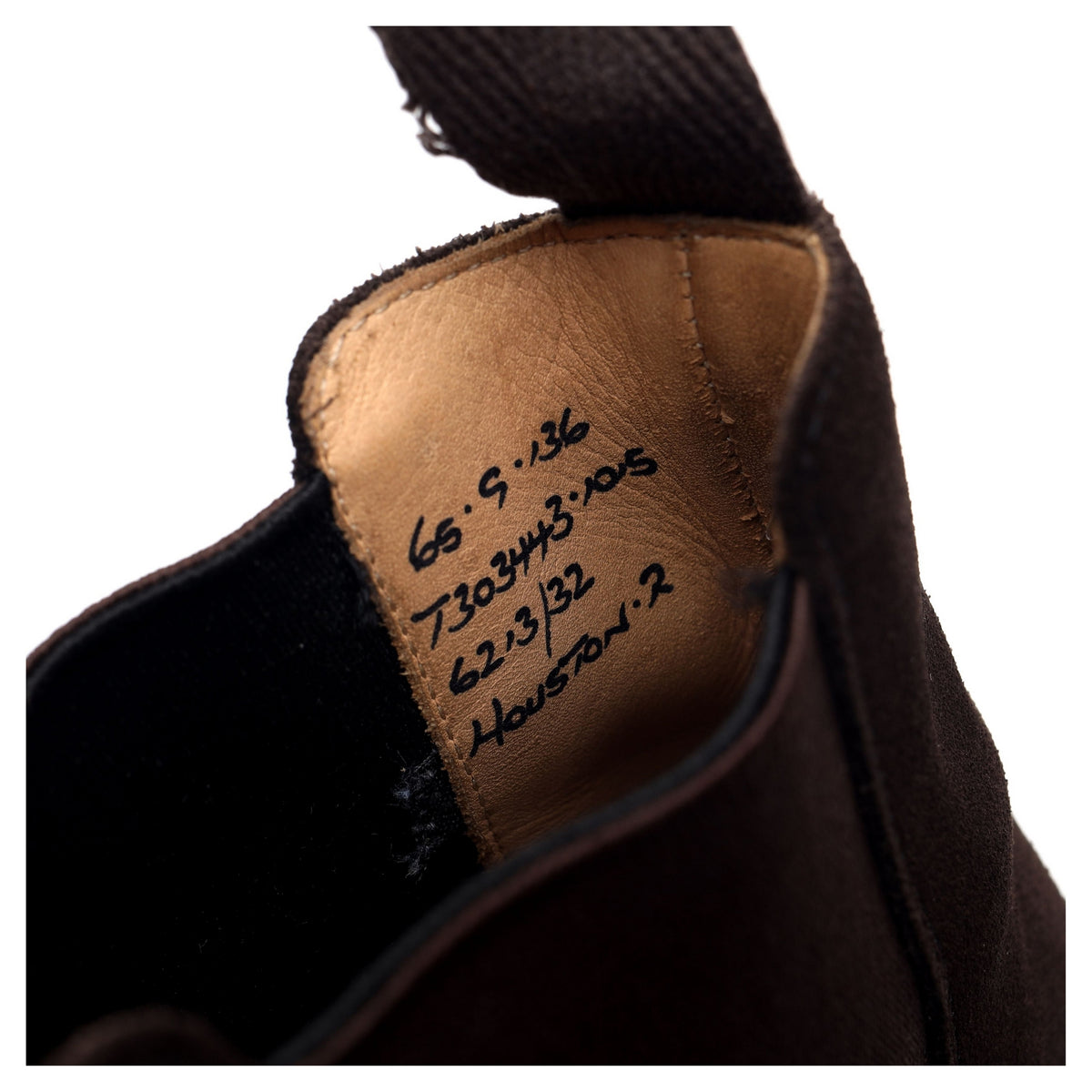 'Houston 2' Dark Brown Suede Chelsea Boots UK 6.5 G