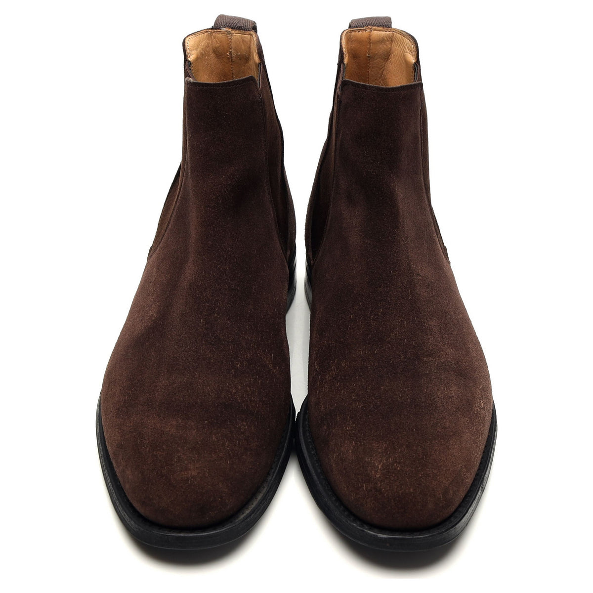 'Amberley' Dark Brown Suede Chelsea Boots UK 8 F