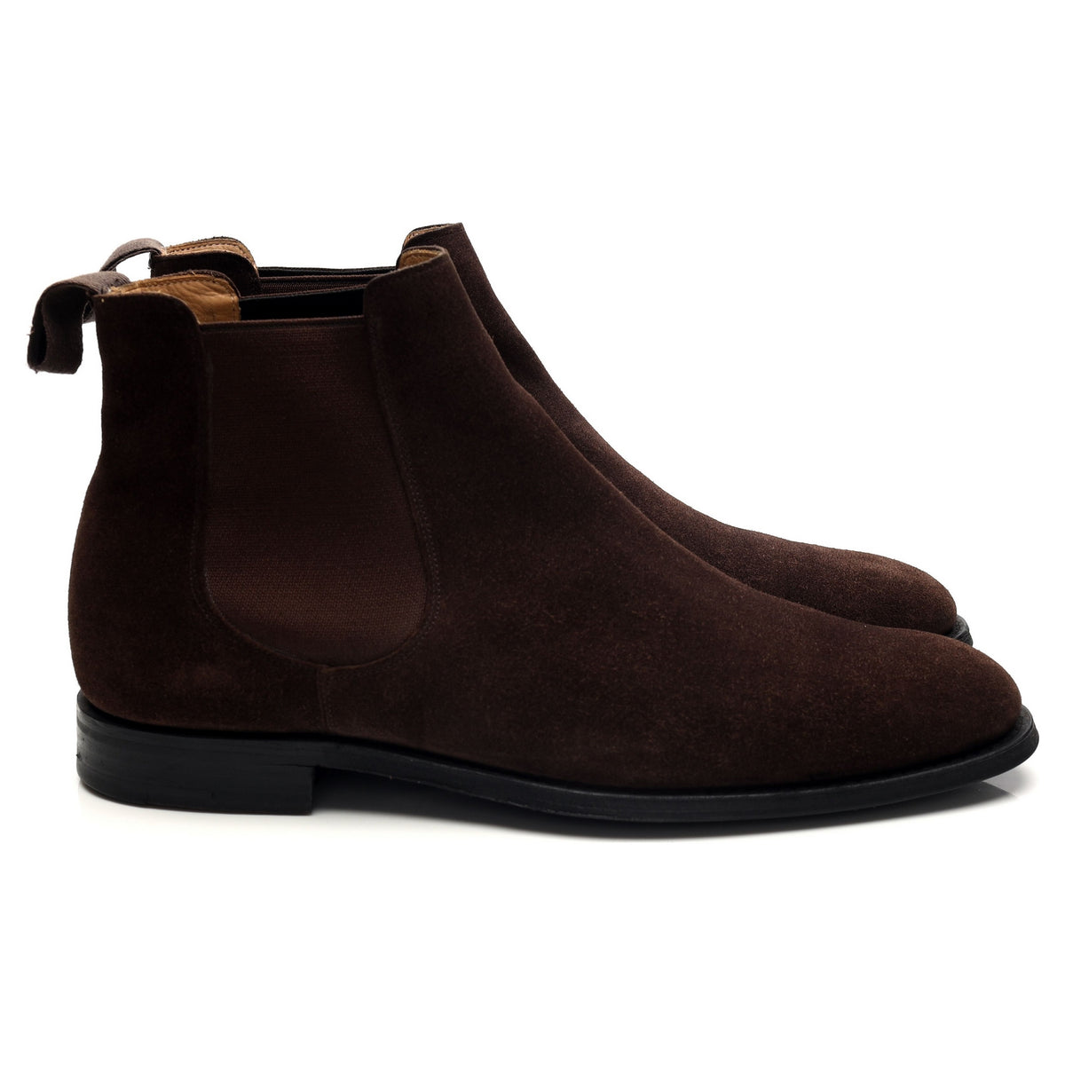 'Amberley' Dark Brown Suede Chelsea Boots UK 8 F