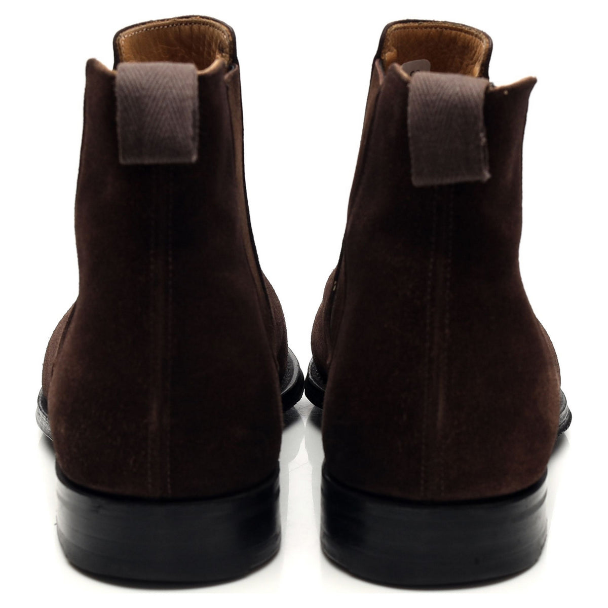 'Amberley' Dark Brown Suede Chelsea Boots UK 8 F