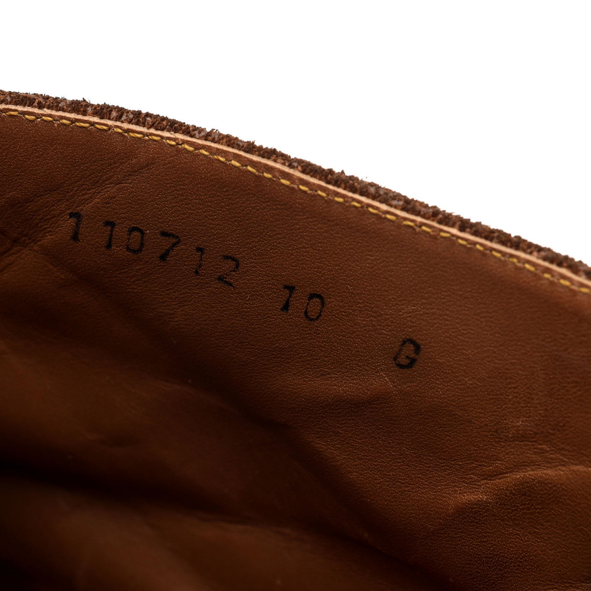 'Grover' Snuff Brown Suede Split Toe Boots UK 10 G