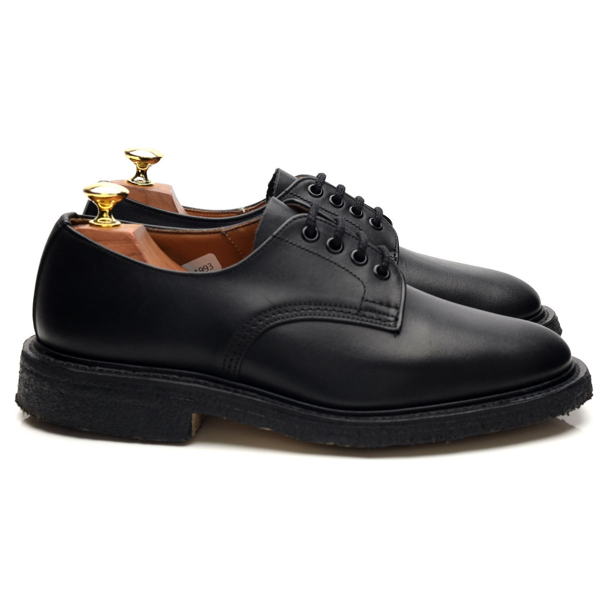 Black Leather Derby UK 7