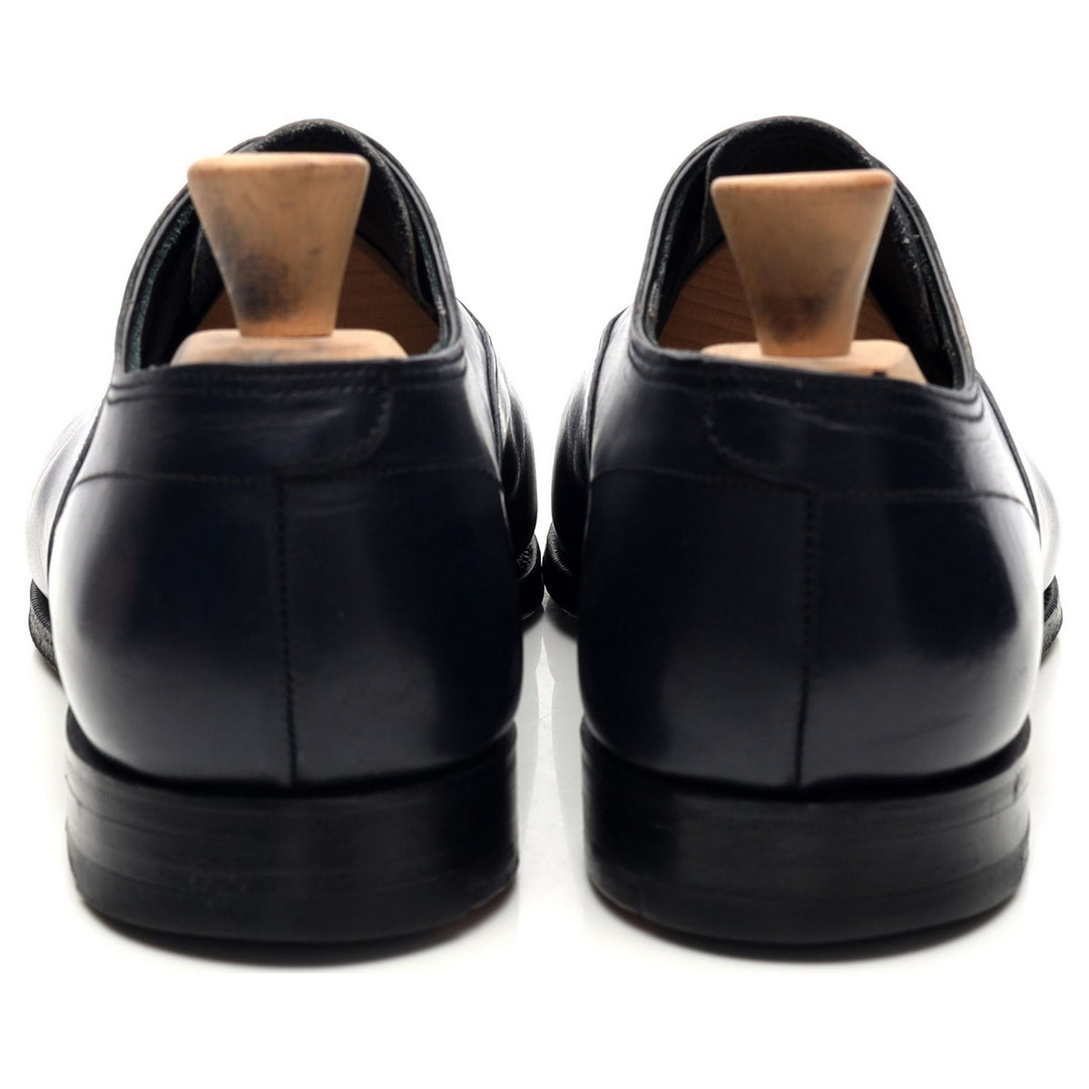 Navy Blue Leather Oxford UK 10 E