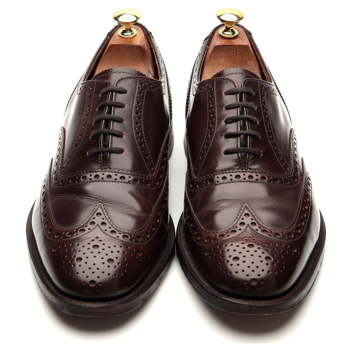 '202' Brown Leather Oxford Brogues UK 9 G