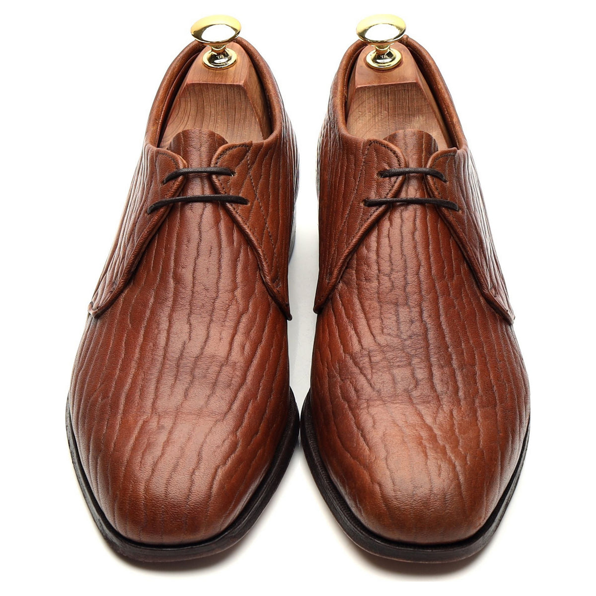 Tan Brown Baffin Bay Seal Leather Derby UK 8 US 9 D