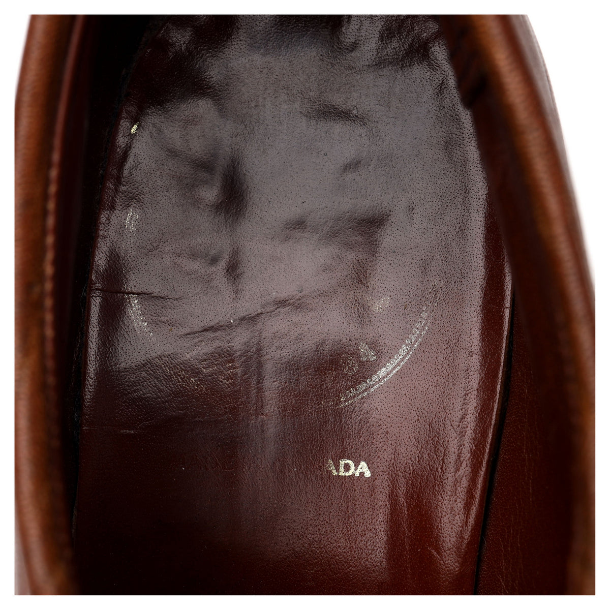 Tan Brown Baffin Bay Seal Leather Derby UK 8 US 9 D