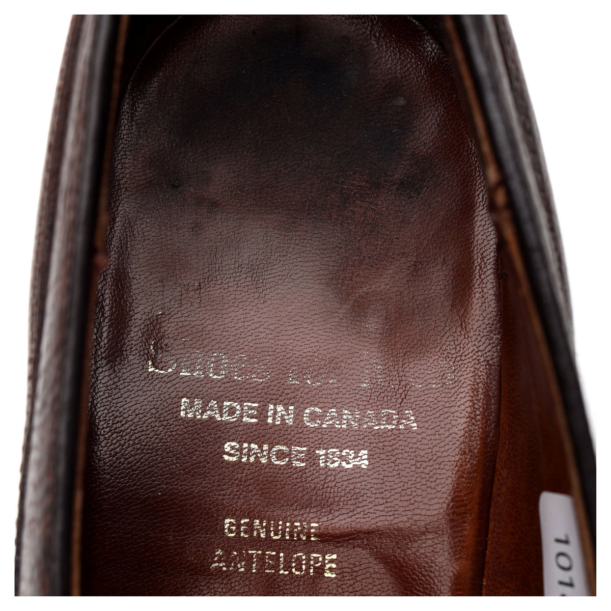 Brown Antelope Leather Tassel Loafers UK 8 US 9 D