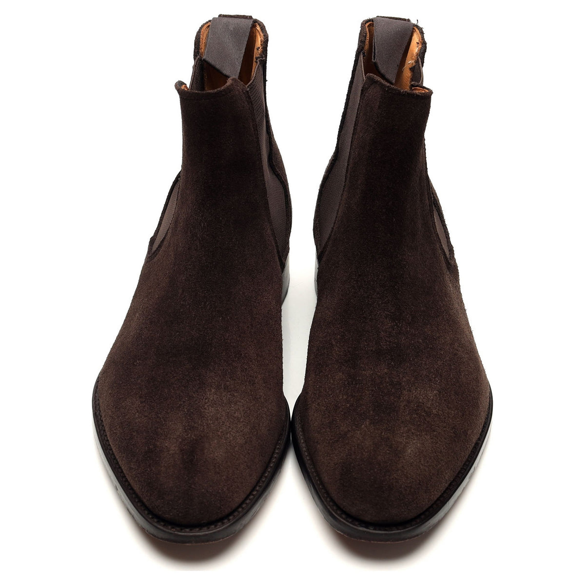 Herring 'Taverner' Dark Brown Suede Chelsea Boots UK 7.5