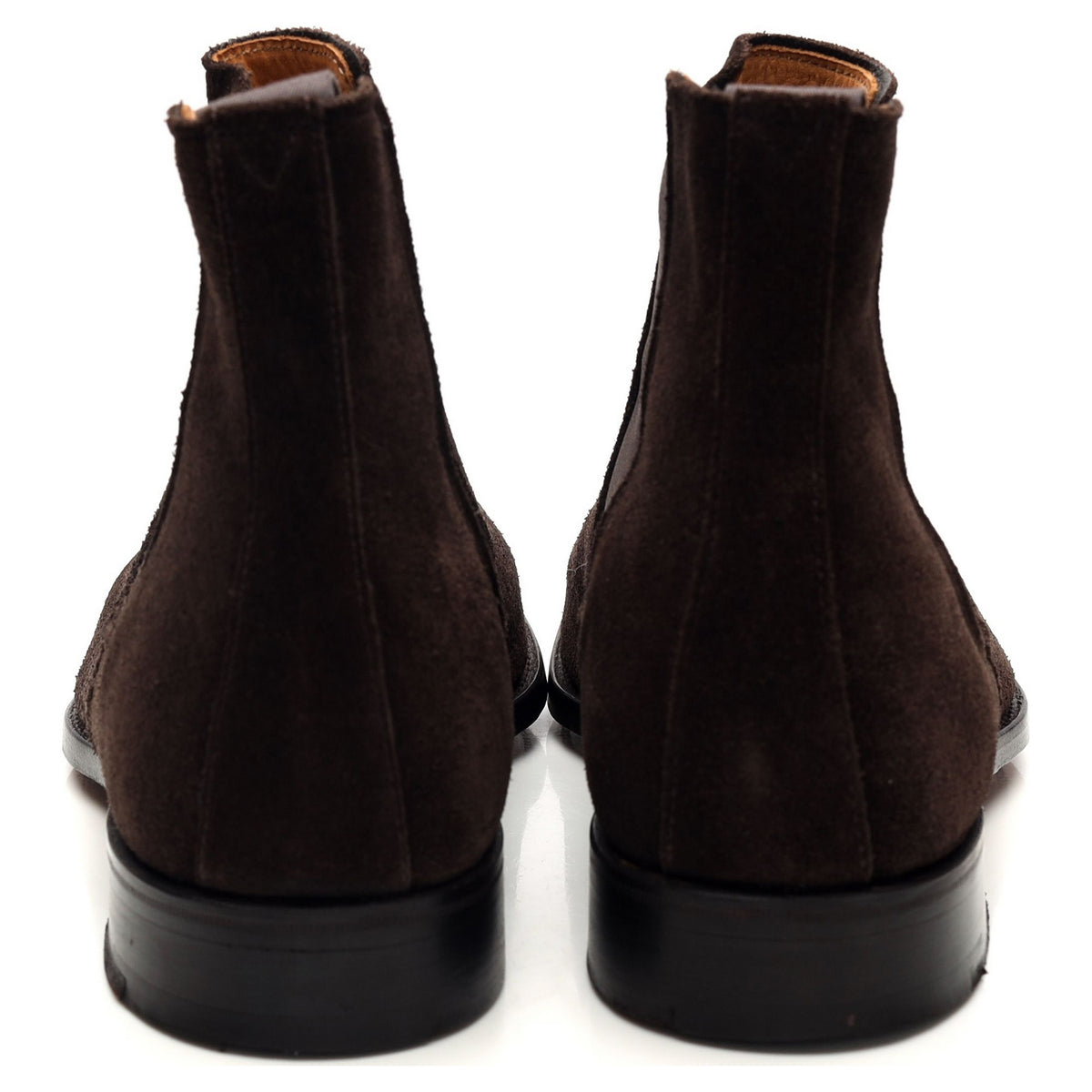 Herring 'Taverner' Dark Brown Suede Chelsea Boots UK 7.5