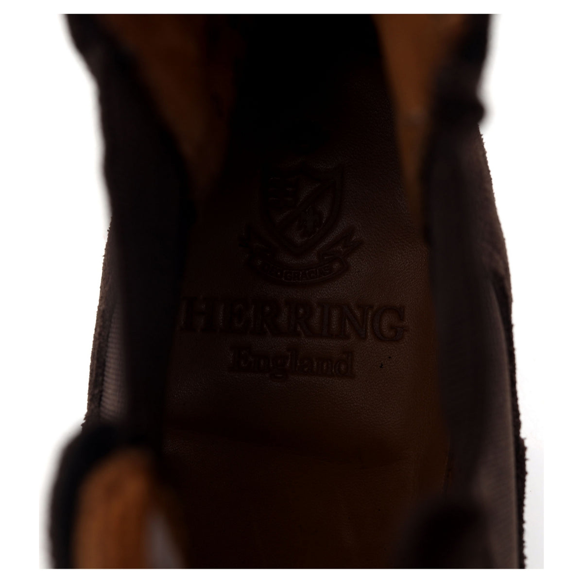 Herring 'Taverner' Dark Brown Suede Chelsea Boots UK 7.5
