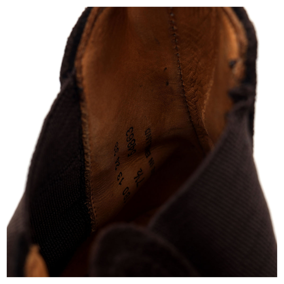 Herring 'Taverner' Dark Brown Suede Chelsea Boots UK 7.5