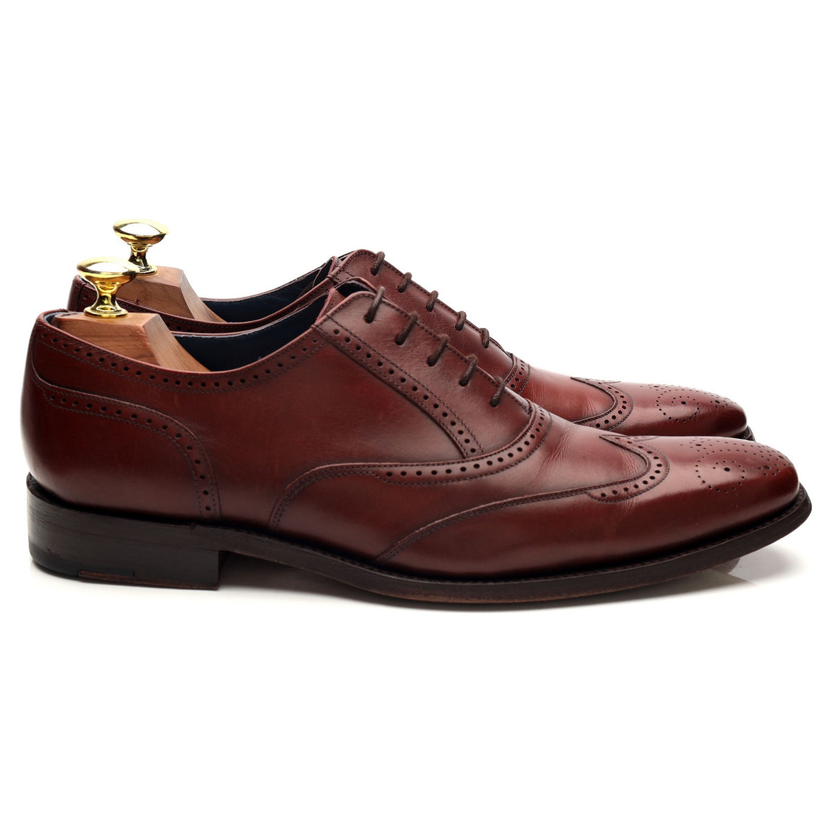'Johnny' Brown Leather Oxford Brogues UK 7.5 F