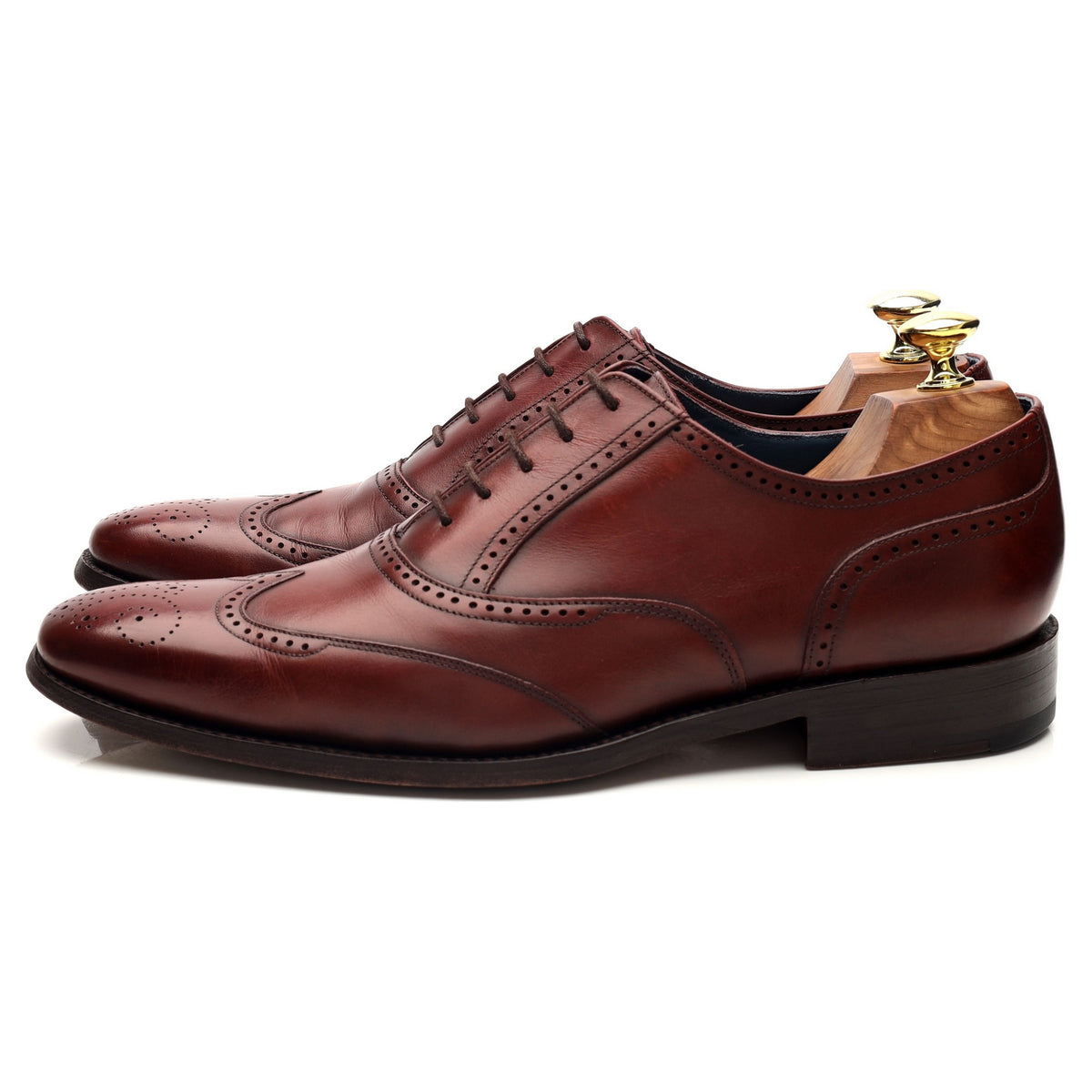'Johnny' Brown Leather Oxford Brogues UK 7.5 F