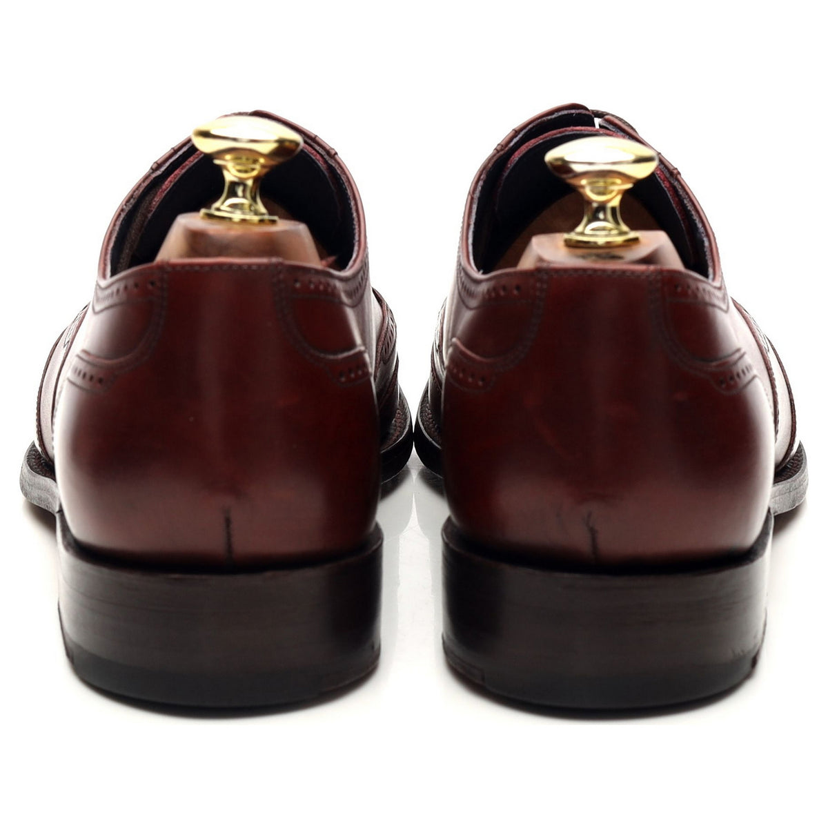 'Johnny' Brown Leather Oxford Brogues UK 7.5 F