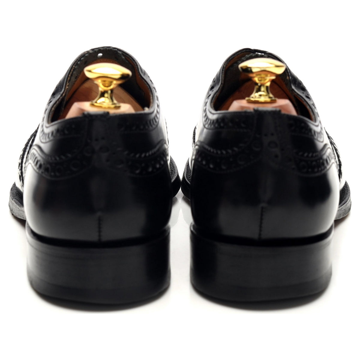 'Burwood' Black Leather Oxford Brogues UK 7 G