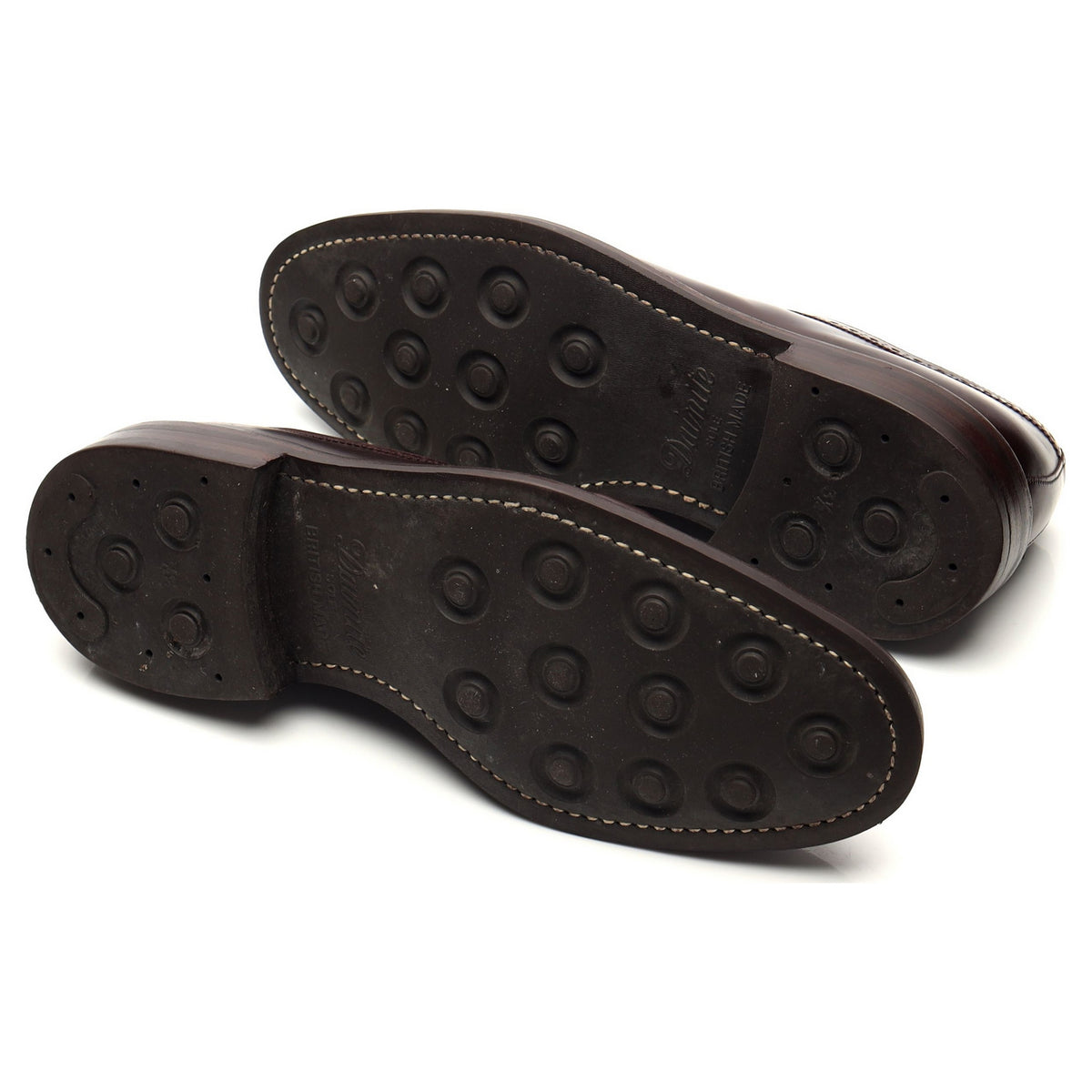 'George IV' Burgundy Leather Derby Brogue UK 7 F