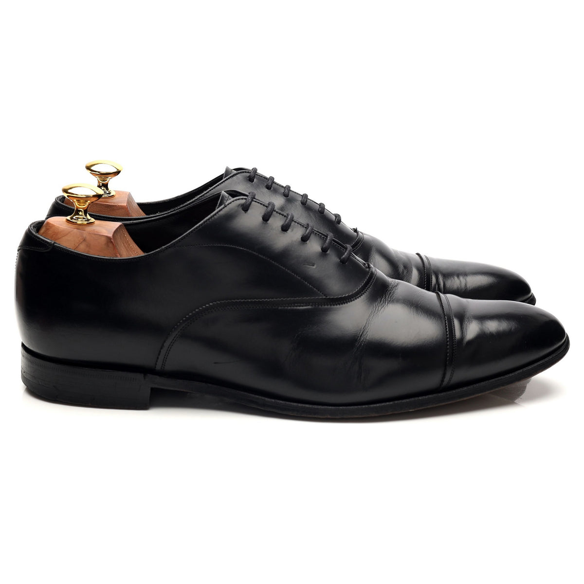 'Lowick' Black Leather Oxford UK 10 G