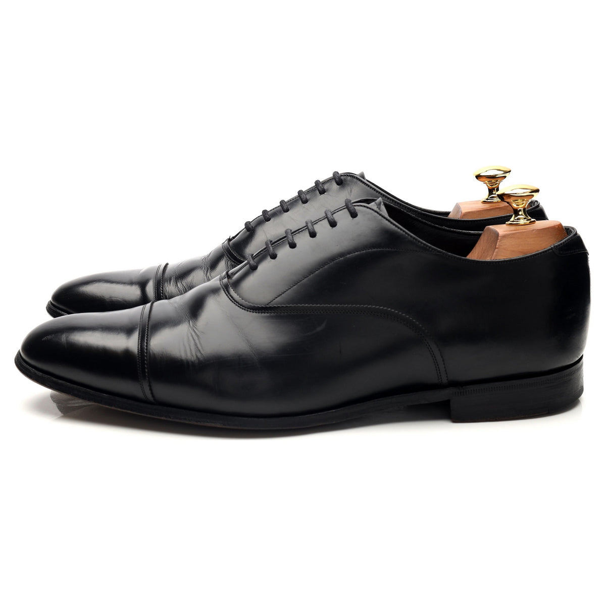 'Lowick' Black Leather Oxford UK 10 G