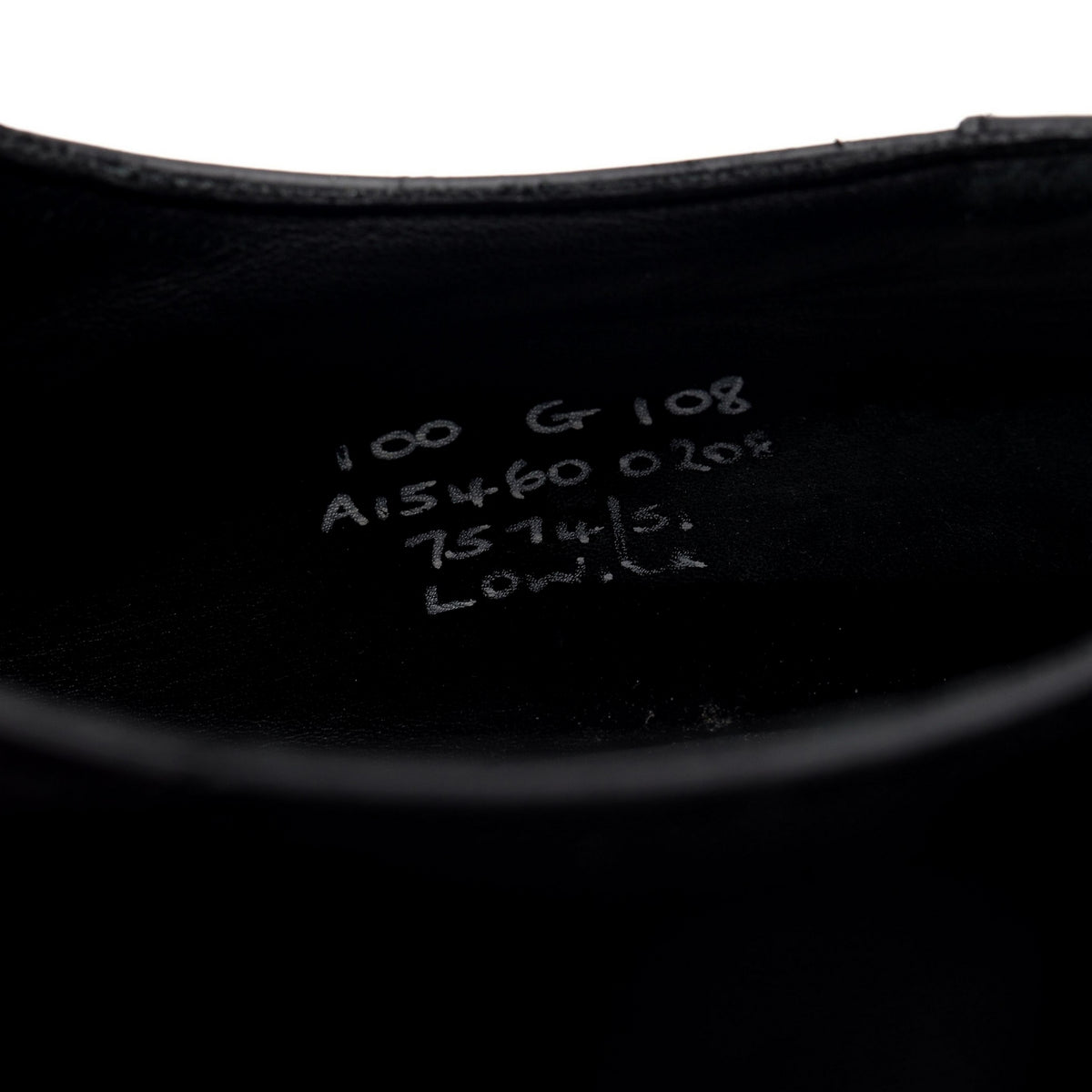 'Lowick' Black Leather Oxford UK 10 G